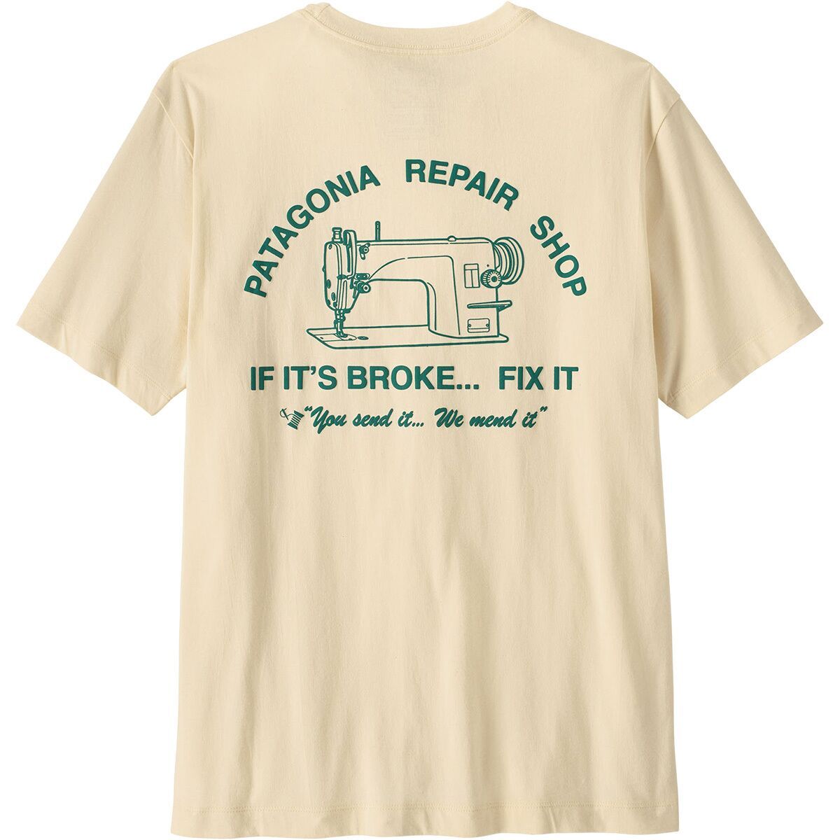 Image of Patagonia Repair Shop T-Shirt - Men's Undyed Natural, M