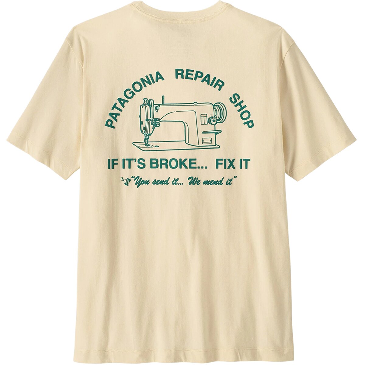 Image of Patagonia Repair Shop T-Shirt - Men's Undyed Natural, XL