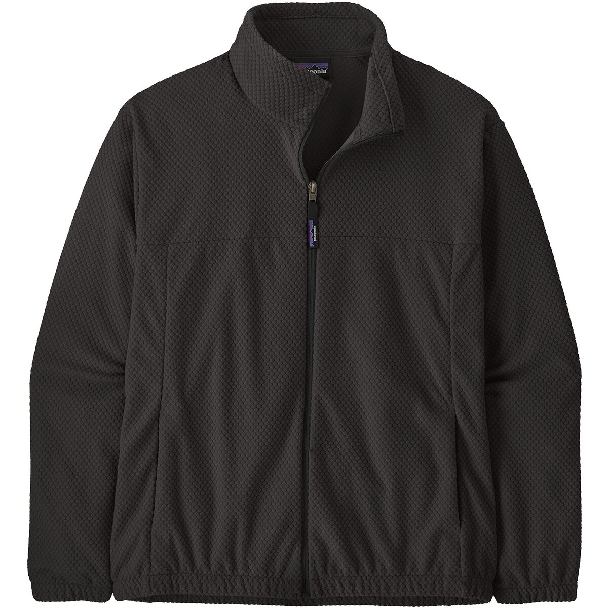 Image of Patagonia Textured Fleece Jacket - Men's Black, L