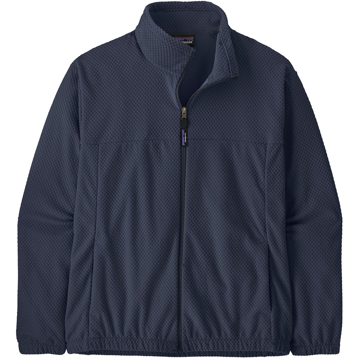 Image of Patagonia Textured Fleece Jacket - Men's New Navy, XL