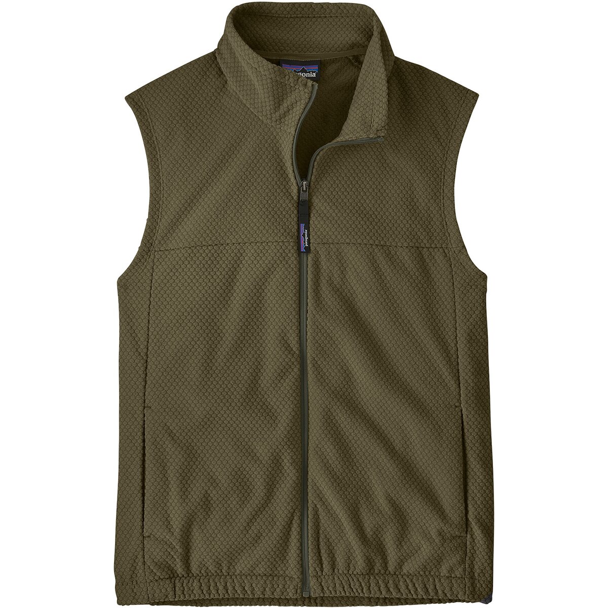 Image of Patagonia Textured Fleece Vest - Men's Basin Green, M