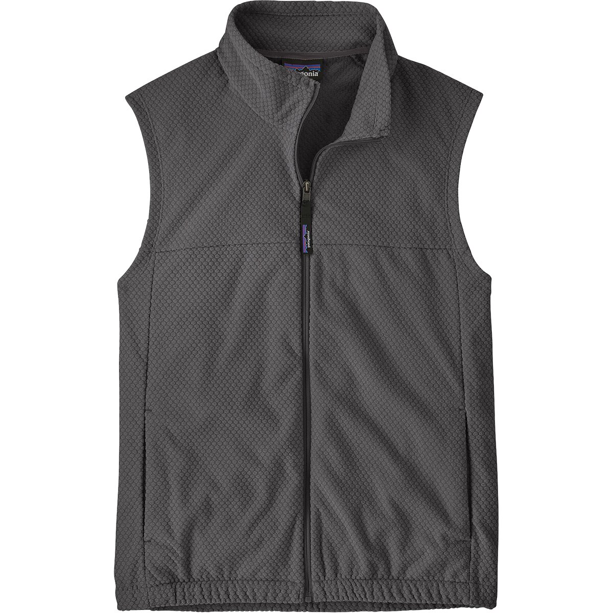 Image of Patagonia Textured Fleece Vest - Men's Forge Grey, M