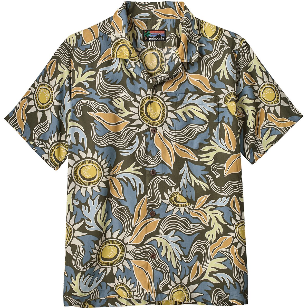 Image of Patagonia Tidal Threads Shirt - Men's Heliotropic/Blue Sage, XL