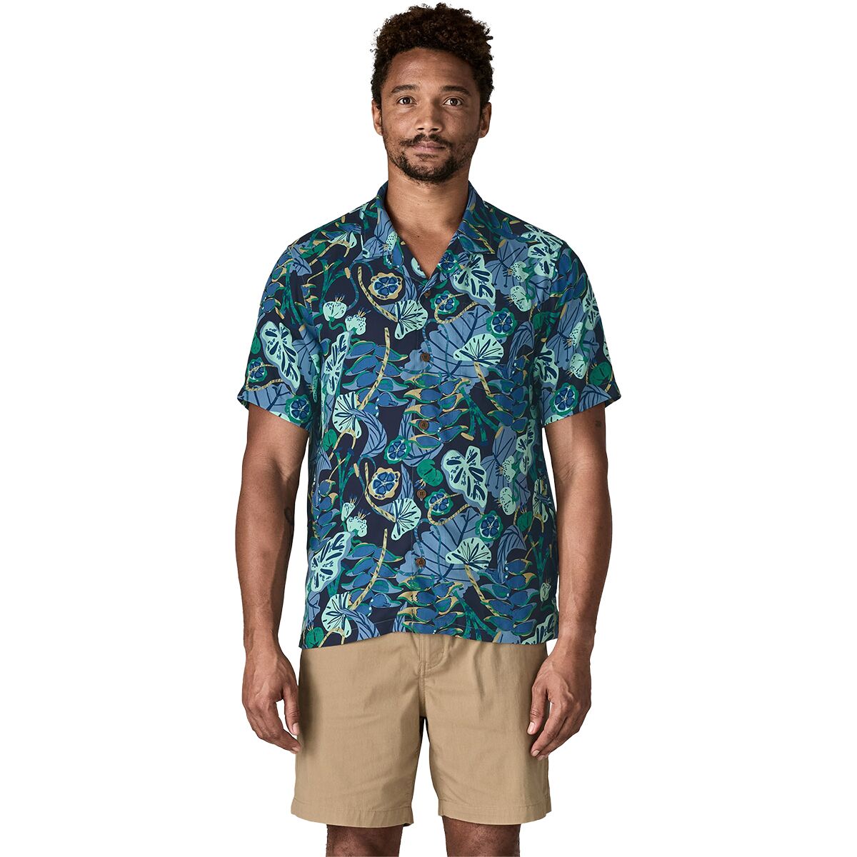 Image of Patagonia Tidal Threads Shirt - Men's Tropiclimb: New Navy, XL