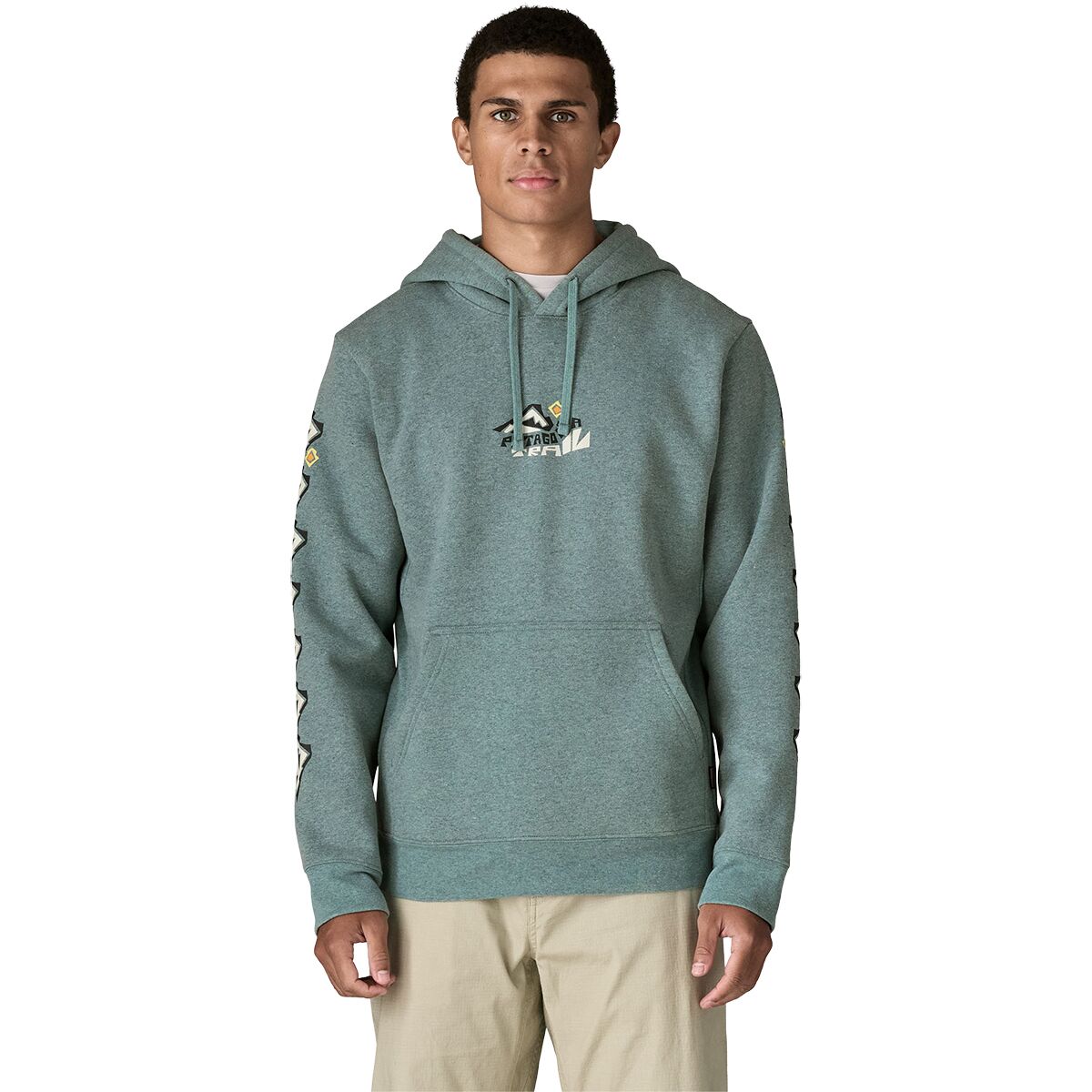 Image of Patagonia Trailcheck Uprisal Hoodie - Men's Blue Sage, M