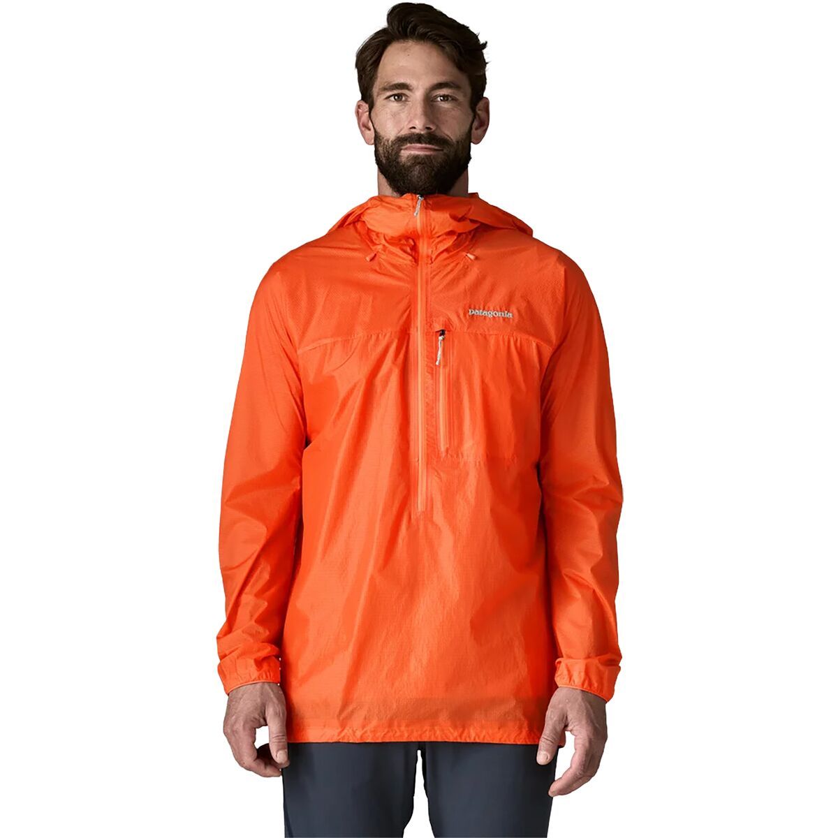 Image of Patagonia Houdini Rock Jacket - Men's Orange Peel, S