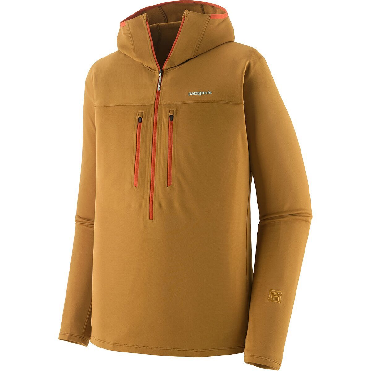 Image of Patagonia R1 Ultralight Hoodie - Men's Bobcat Brown, S