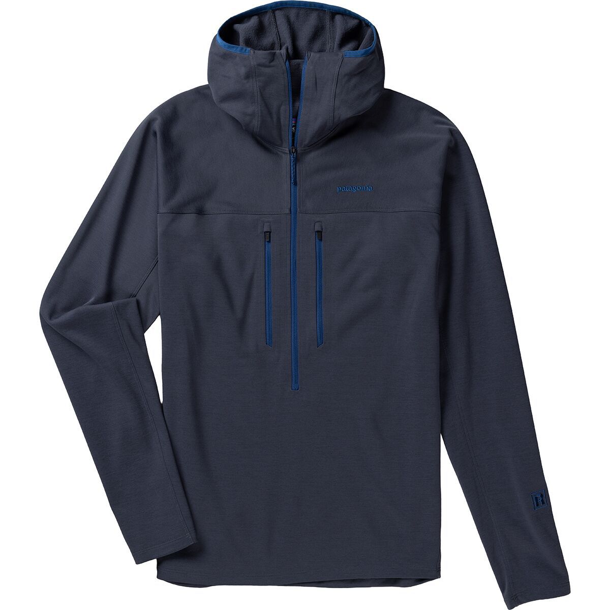 Image of Patagonia R1 Ultralight Hoodie - Men's Smolder Blue, XL