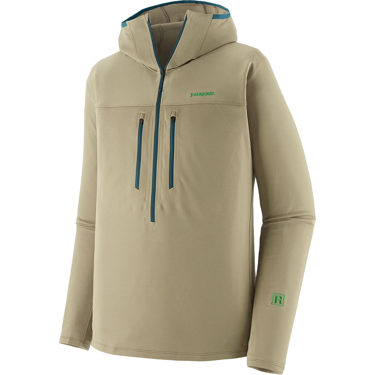 Image of Patagonia R1 Ultralight Hoodie - Men's Weathered Stone, XL