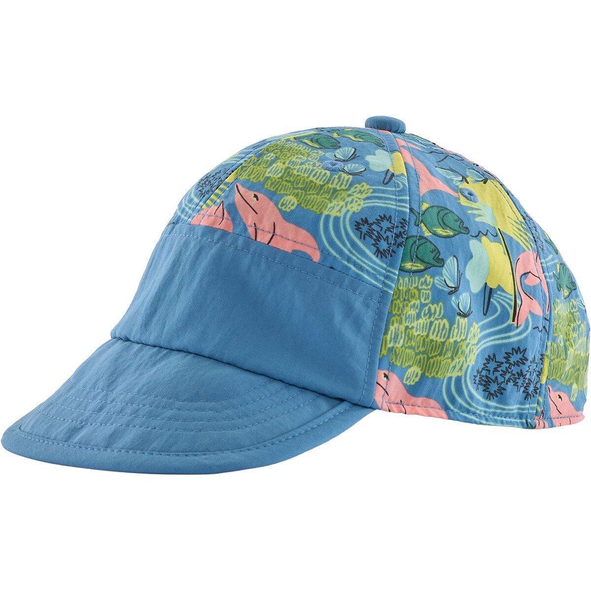 Image of Patagonia Baby Baggies Cap - Toddlers' Amazonia: Shore Blue, 5T