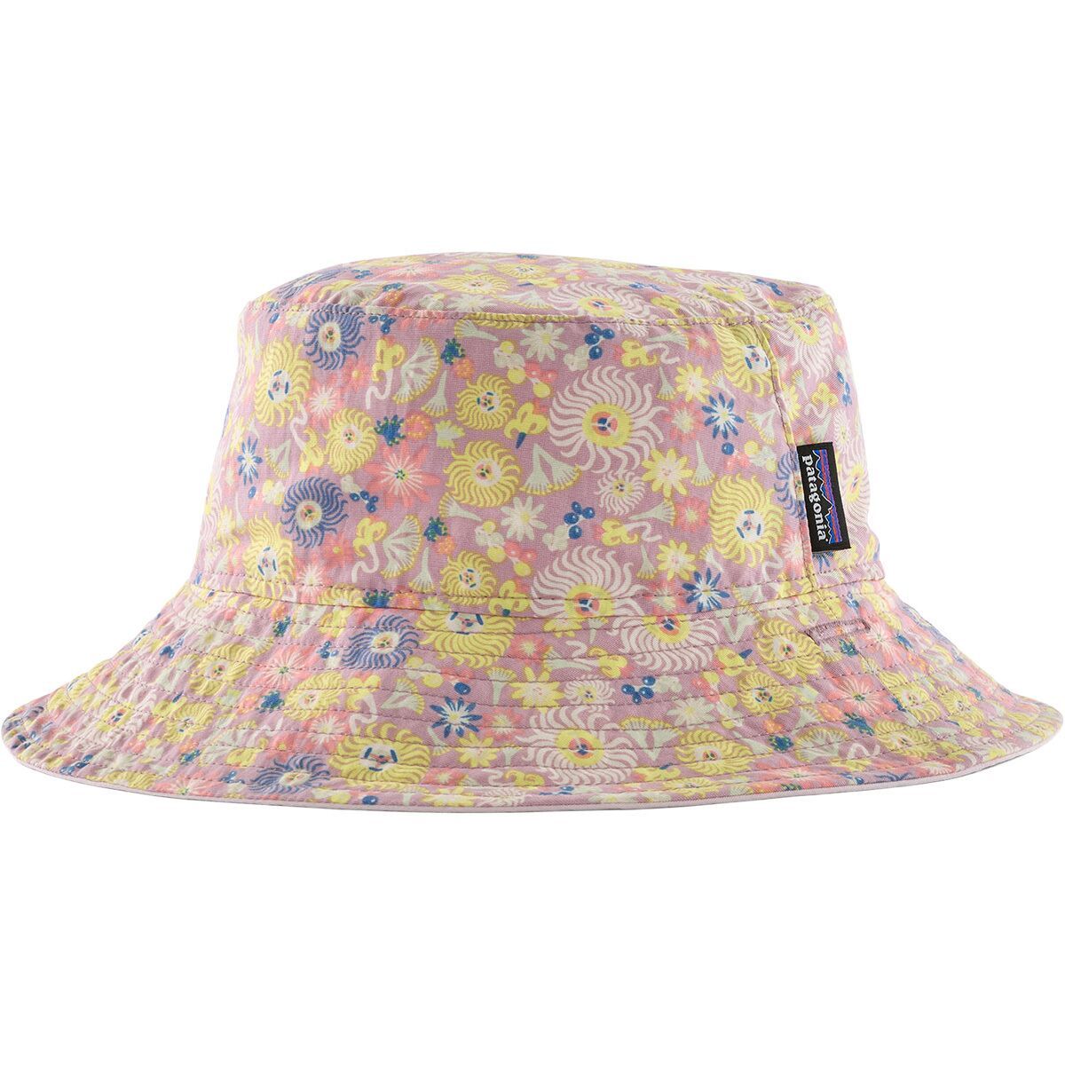 Image of Patagonia Baby Sun Bucket Hat - Infants' Fruity Times: Quiet Violet, 12M