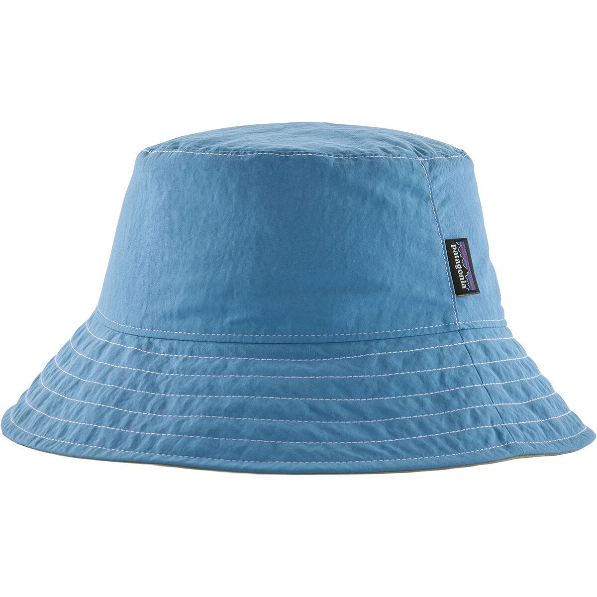 Image of Patagonia Reversible Bucket Hat - Kids' Shore Blue, S