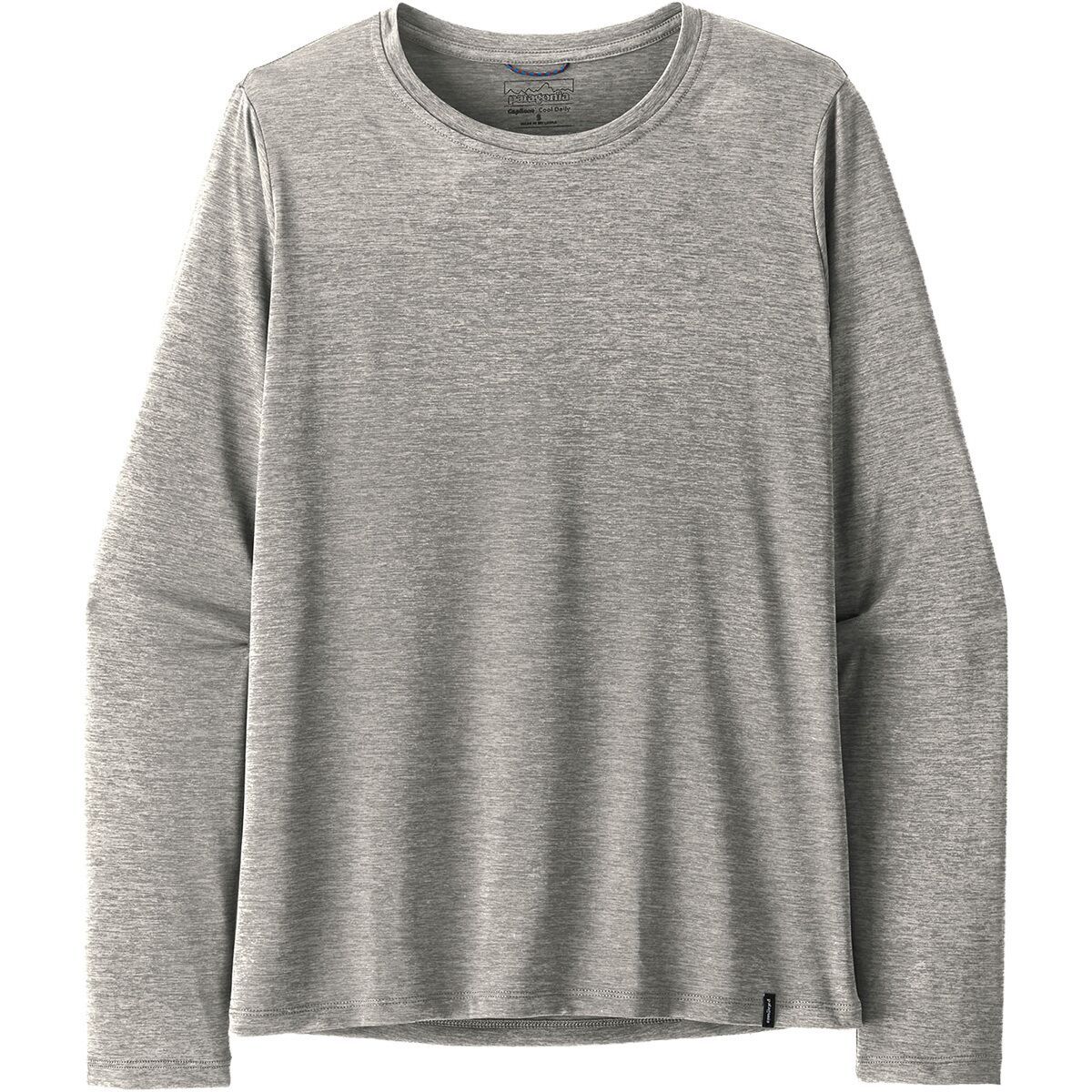 Image of Patagonia Capilene Cool Daily Long-Sleeve Shirt - Women's Feather Grey, XL