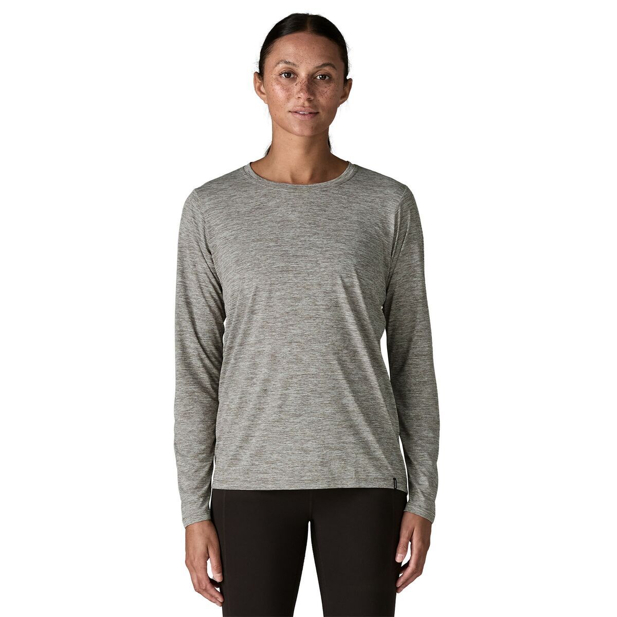 Image of Patagonia Capilene Cool Daily Long-Sleeve Shirt - Women's Feather Grey, XL