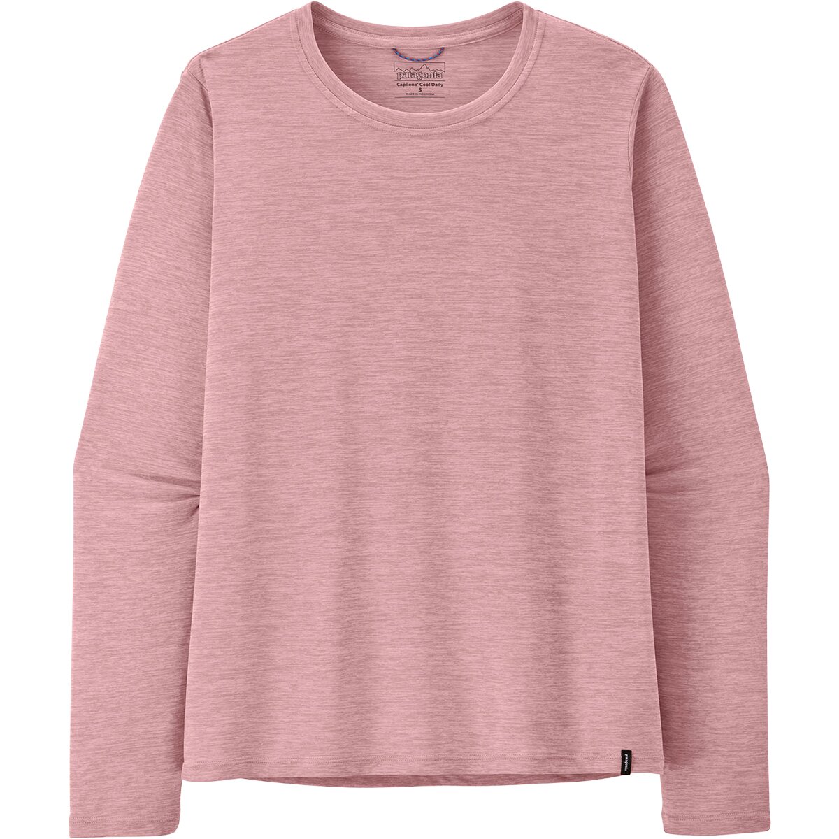 Image of Patagonia Capilene Cool Daily Long-Sleeve Shirt - Women's Fuzzy Mauve - Light Fuzzy Mauve X-Dye, M