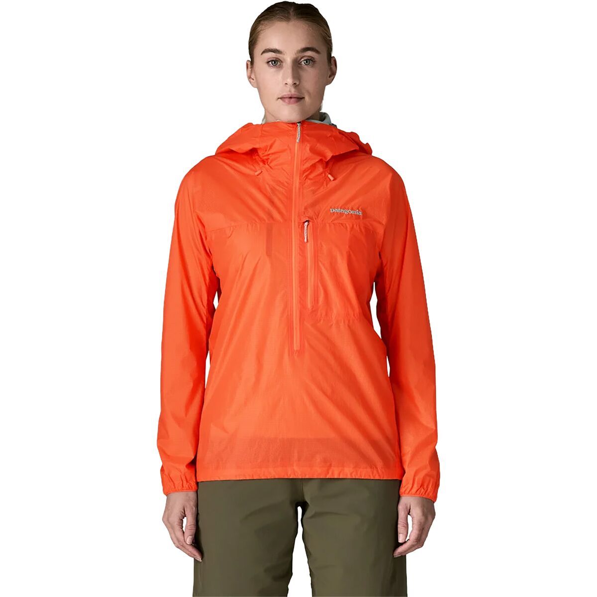 Image of Patagonia Houdini Rock Jacket - Women's Orange Peel, L