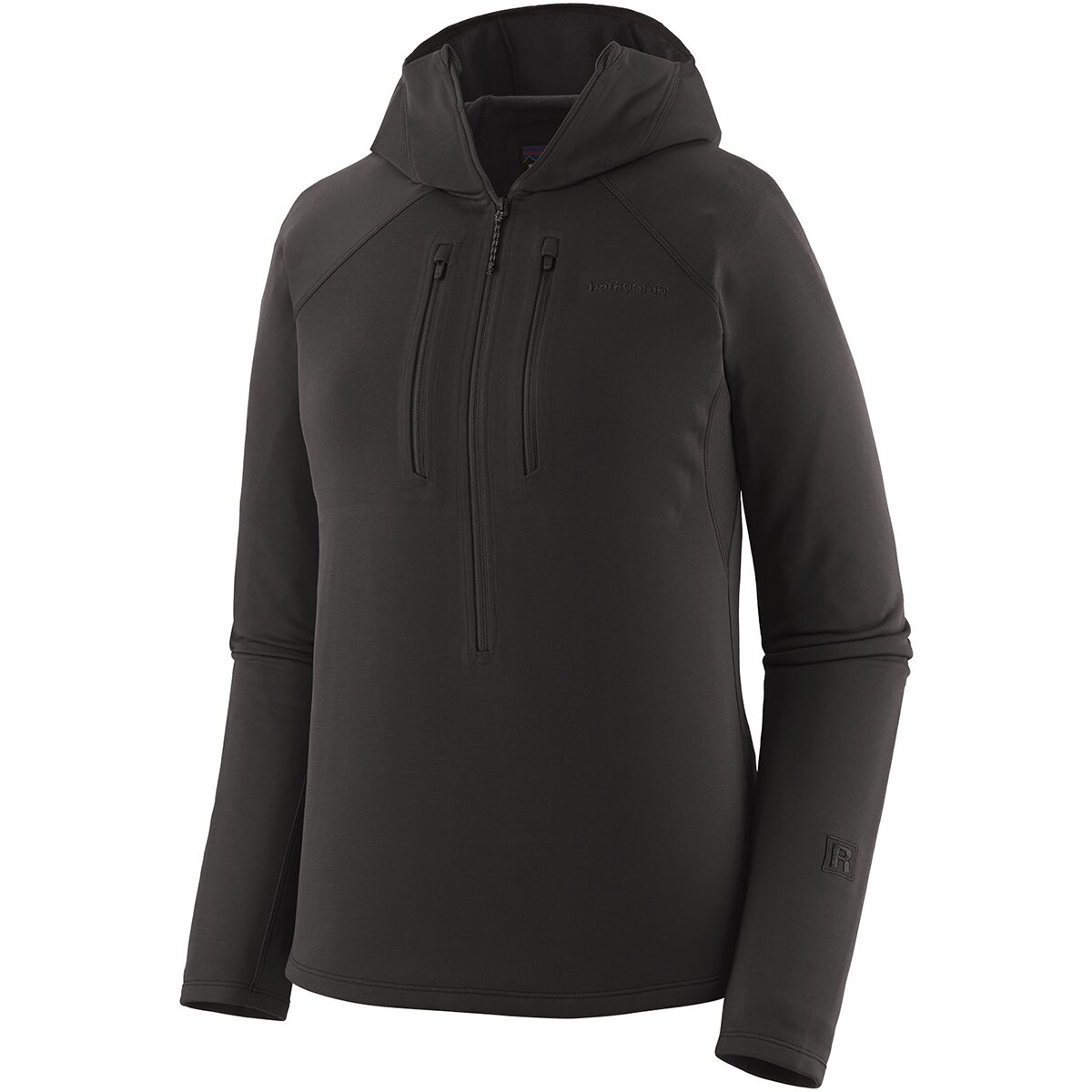 Image of Patagonia R1 Ultralight Hoodie - Women's Black, XS