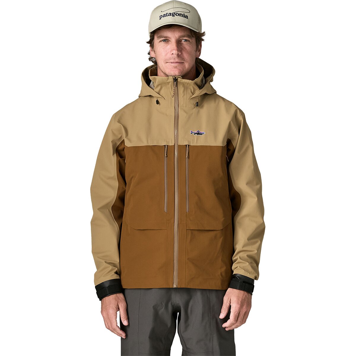 Image of Patagonia Swiftcurrent Jacket - Men's Wolf Brown, M