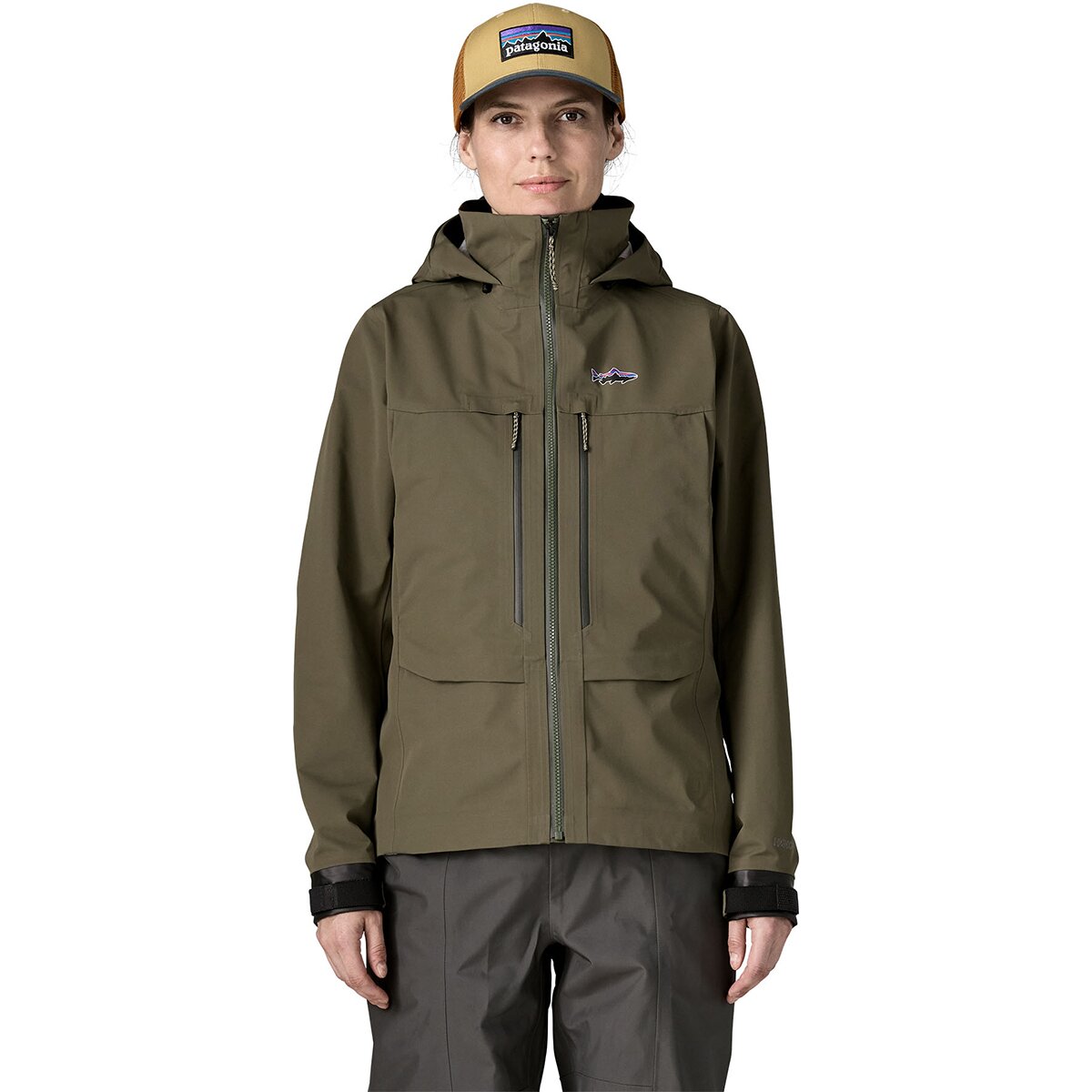 Image of Patagonia Swiftcurrent Wading Jacket - Women's Basin Green, S