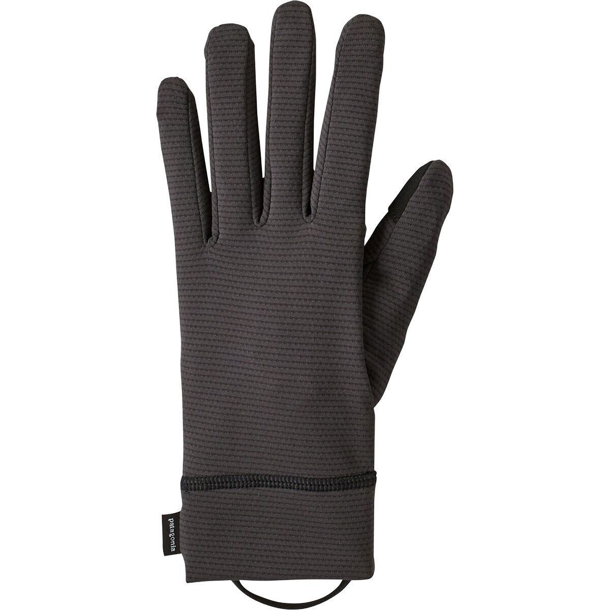 Image of Patagonia Capilene Midweight Liner Glove Ink Black, XS