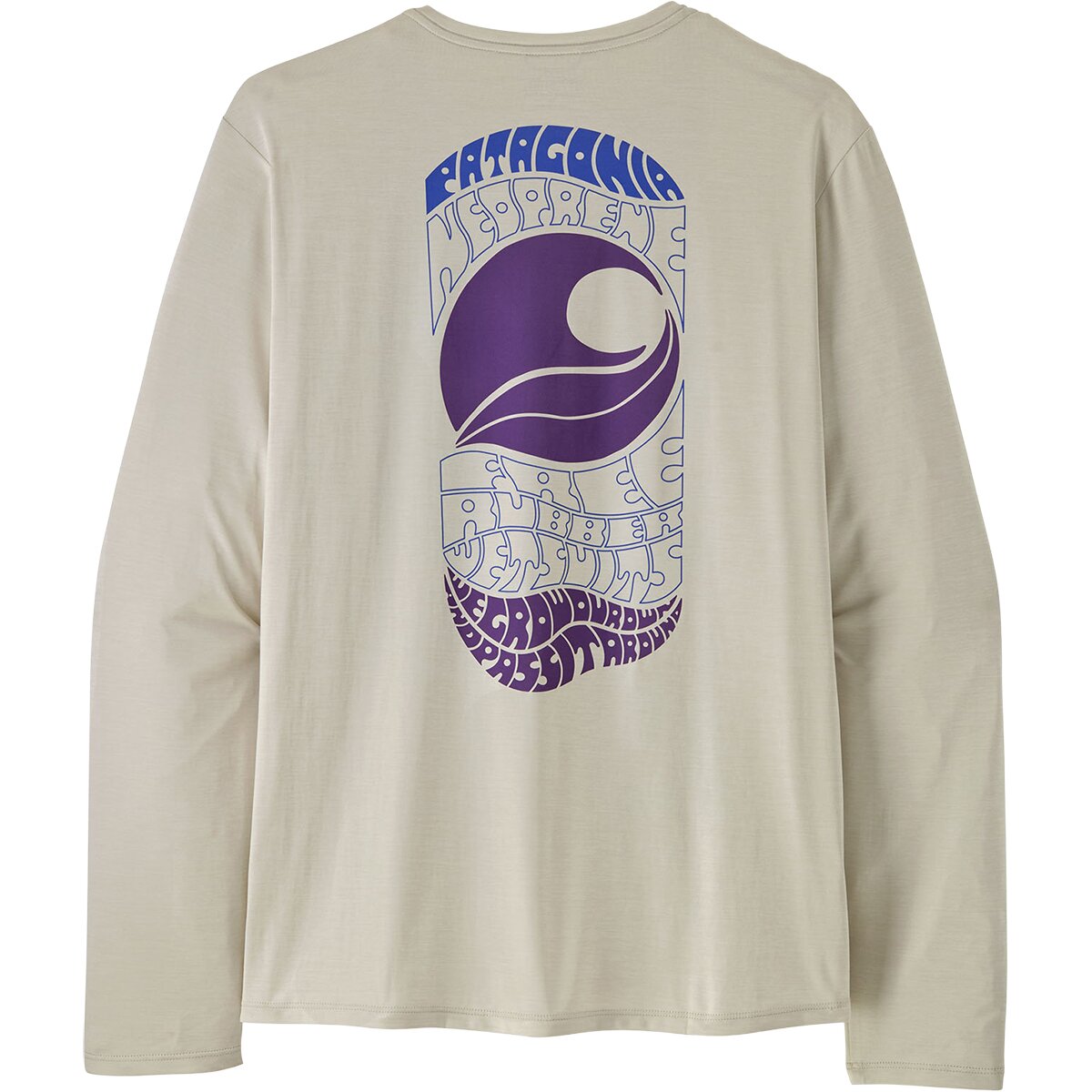 Image of Patagonia Capilene Cool Daily Pass it Around Long-Sleeve Shirt - Men's Dyno White, L