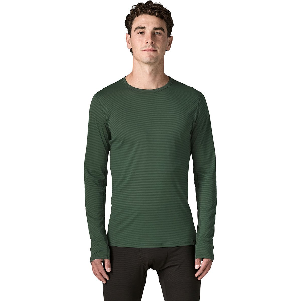 Image of Patagonia Capilene Lightweight Crew Top - Men's Canopy Green, XXL
