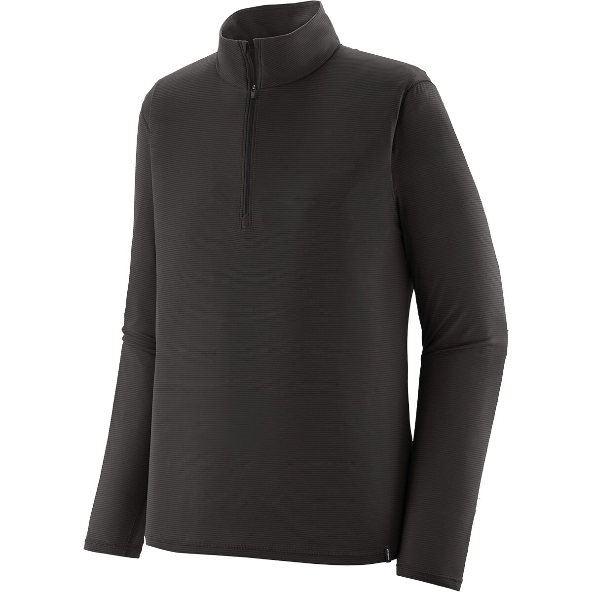 Image of Patagonia Capilene Lightweight Zip-Neck Top - Men's Black, M