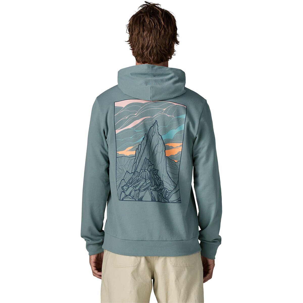 Image of Patagonia Cloud Crag Daily Hoodie - Men's Blue Sage, XL