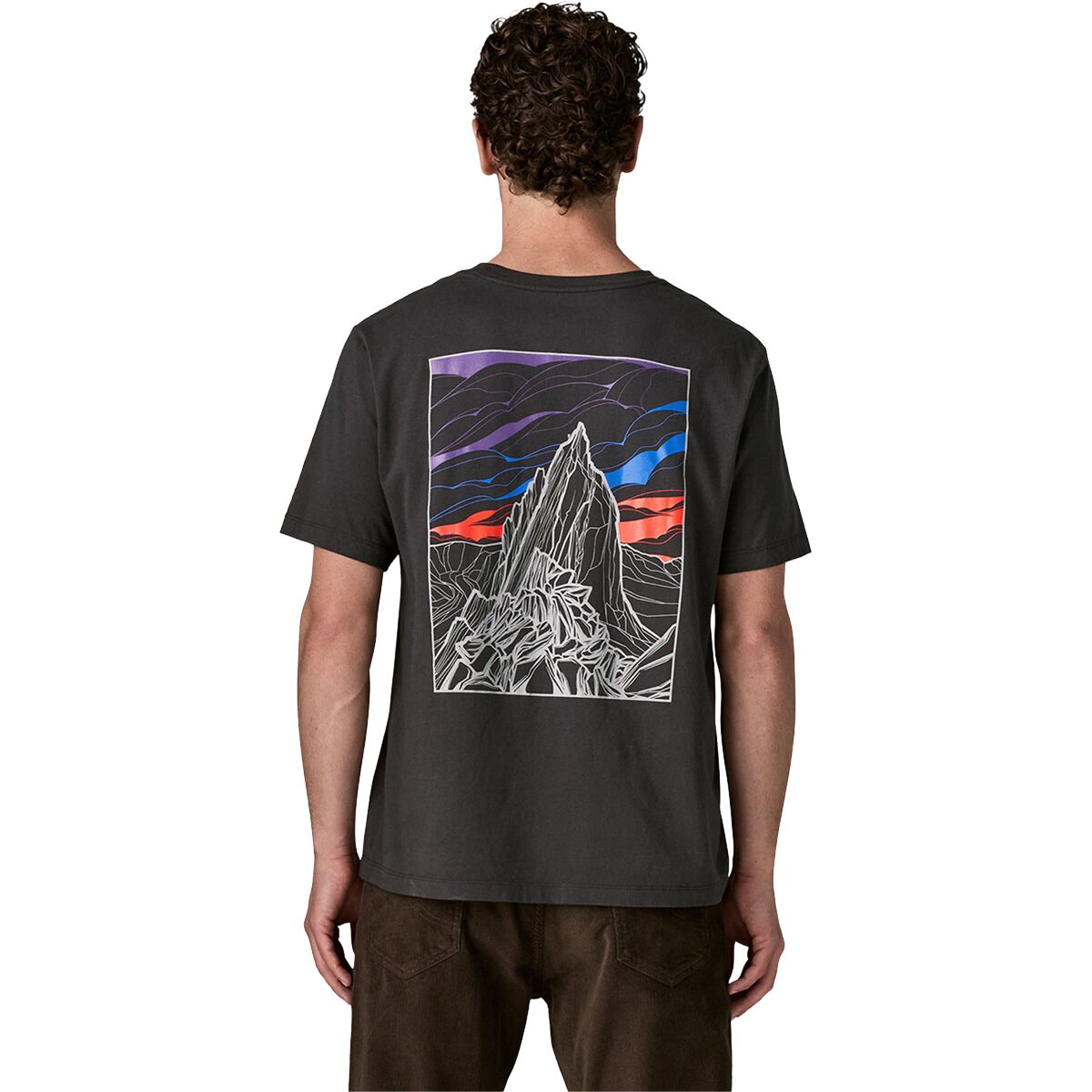 Image of Patagonia Cloud Crag T-Shirt - Men's Ink Black, L