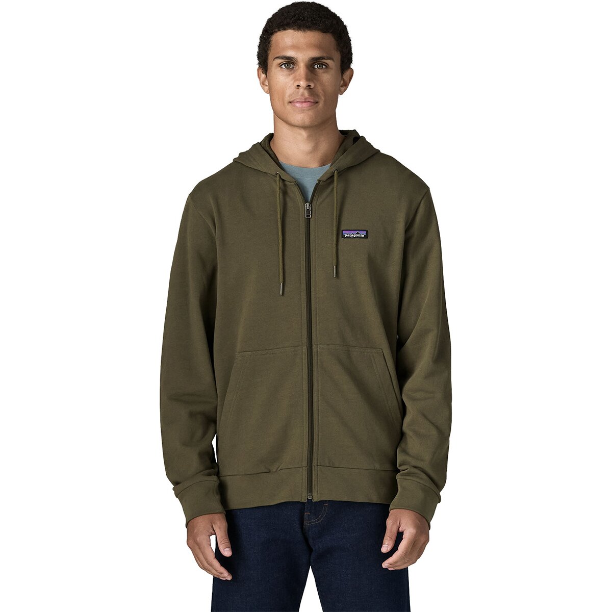 Image of Patagonia Daily Full-Zip Hoodie - Men's Basin Green, L