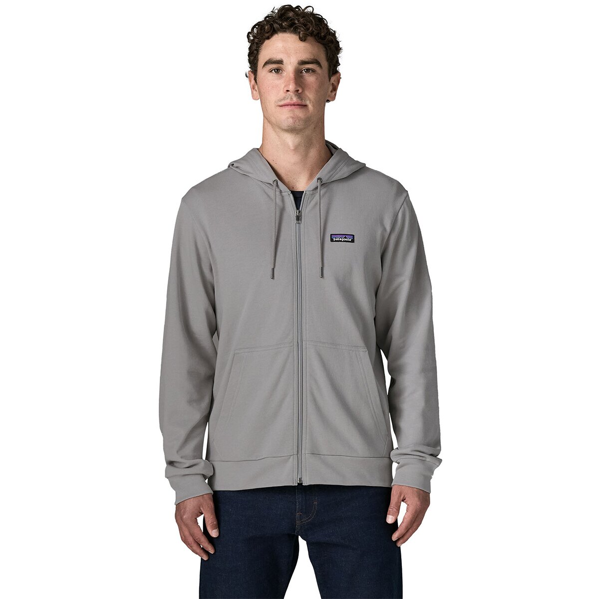 Image of Patagonia Daily Full-Zip Hoodie - Men's Salt Grey, S