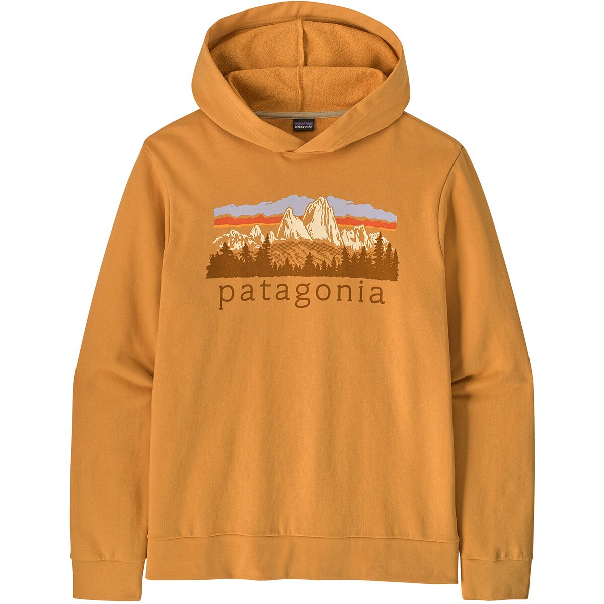 Image of Patagonia Fitz Roy Foothills Daily Hoodie - Men's Dried Mango, L
