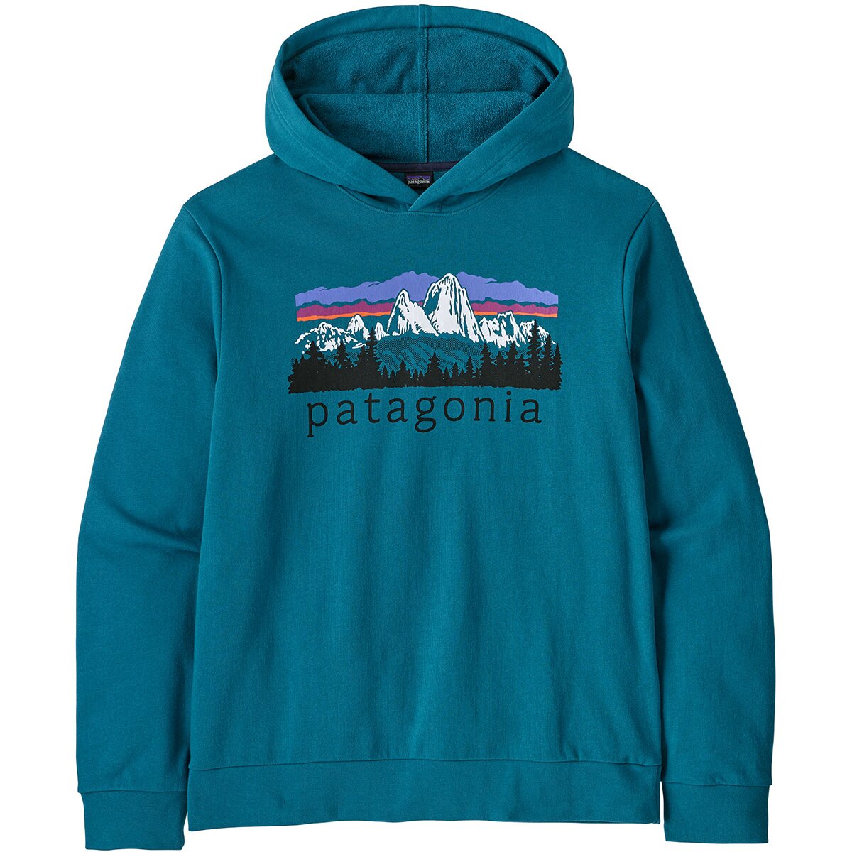 Image of Patagonia Fitz Roy Foothills Daily Hoodie - Men's Glacial Blue, L