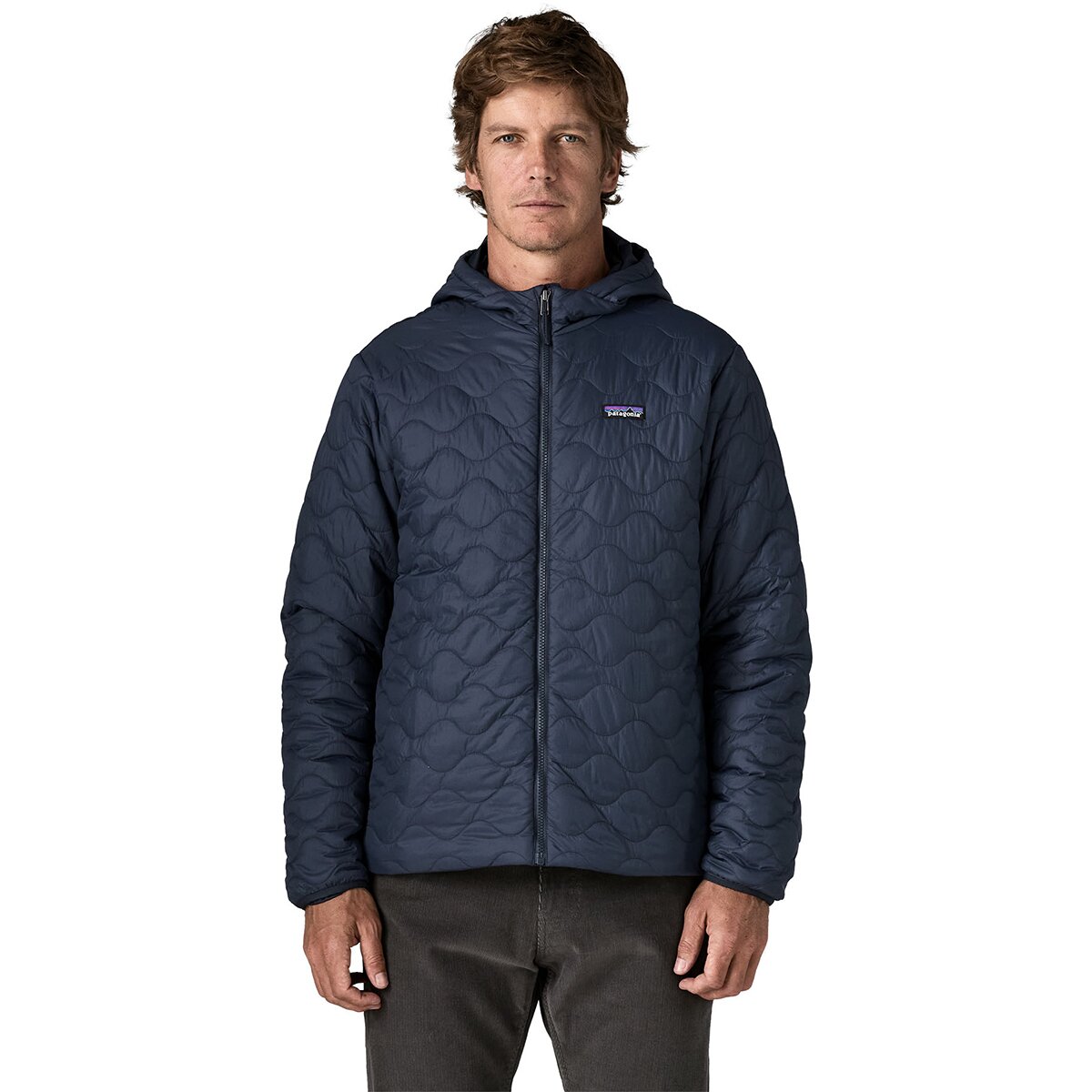 Image of Patagonia Heyes Peak Hooded Jacket - Men's New Navy, XS