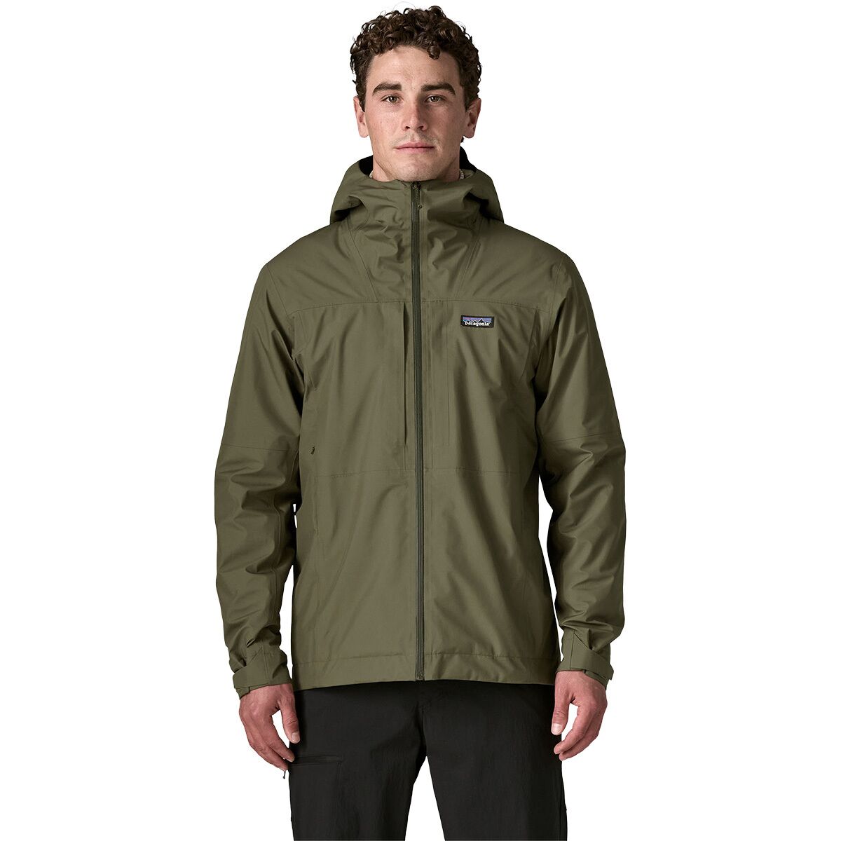 Image of Patagonia Insulated Boulder Fork Rain Jacket - Men's Basin Green, L