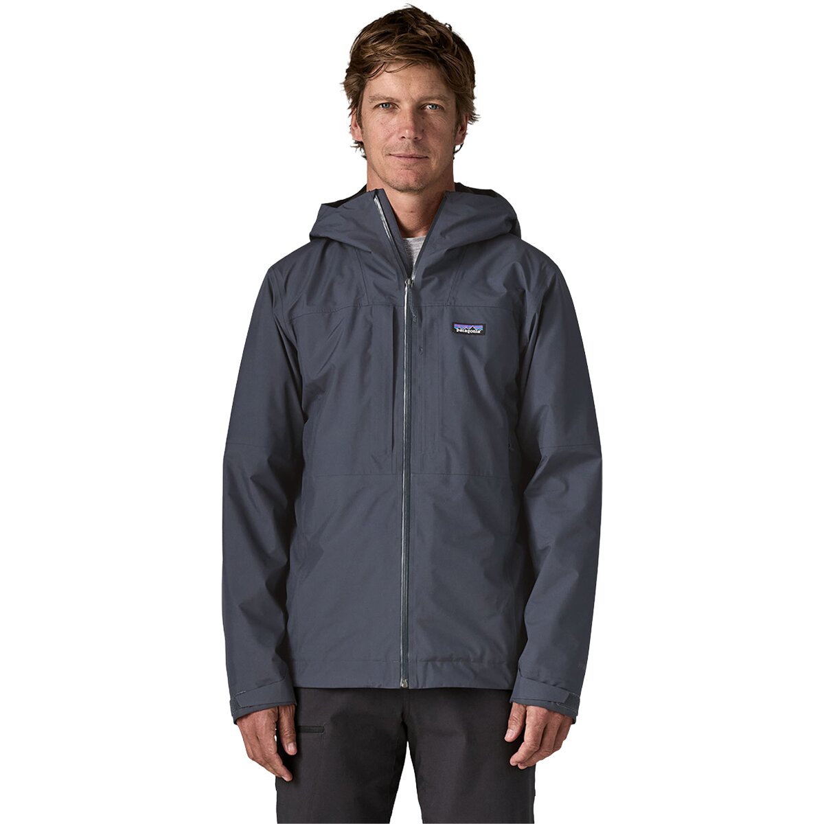 Image of Patagonia Insulated Boulder Fork Rain Jacket - Men's Smolder Blue, S