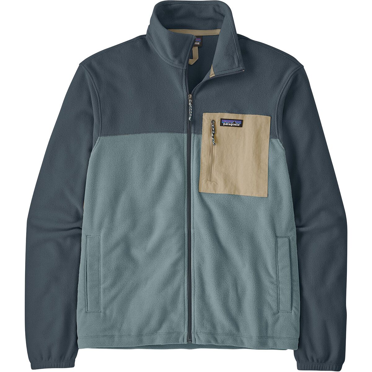 Image of Patagonia Micro D Patch Pocket Jacket - Men's Blue Sage, L