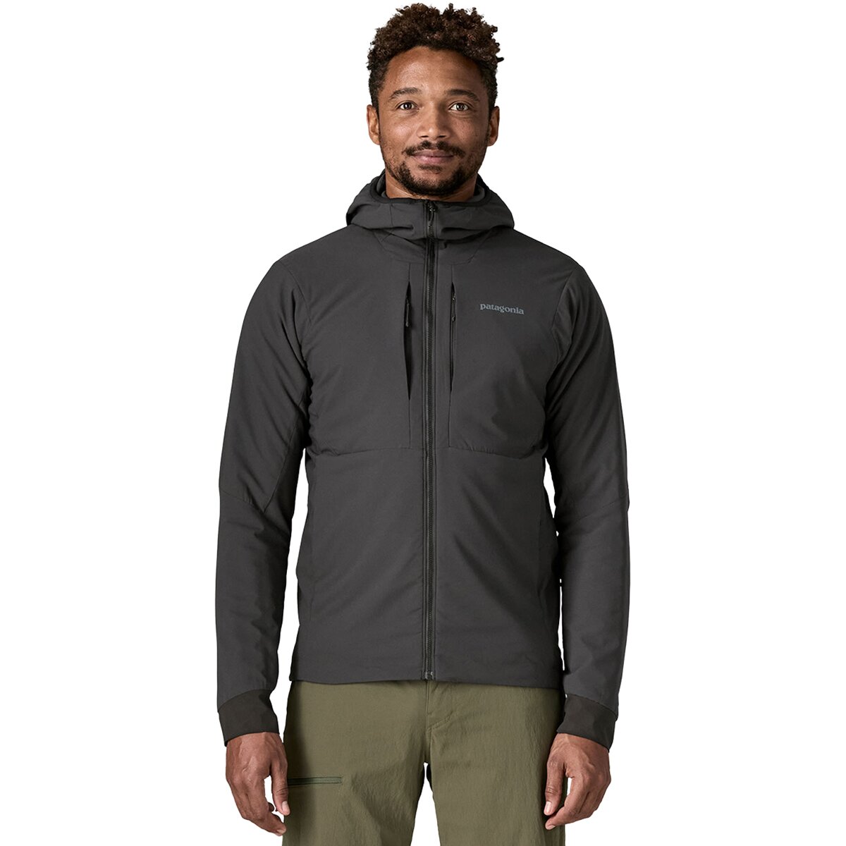 Image of Patagonia Nano-Air Light Hooded Jacket - Men's Ink Black, S