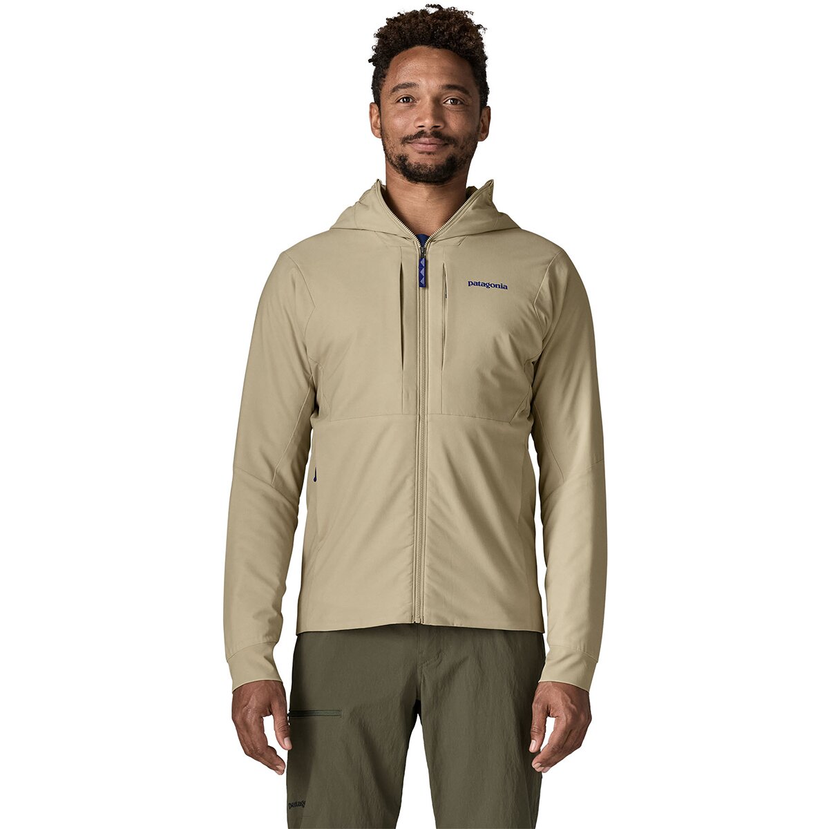 Image of Patagonia Nano-Air Light Hooded Jacket - Men's Weathered Stone, XL