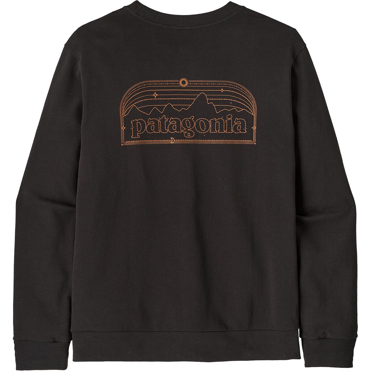 Image of Patagonia P-6 Cosmos Daily Crew Sweatshirt - Men's Black, L