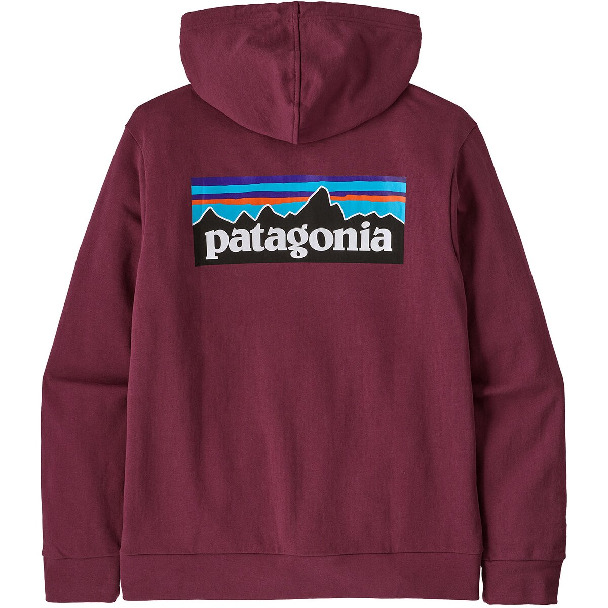 Image of Patagonia P-6 Logo Daily Full-Zip Hoodie - Men's Berry Fig, S