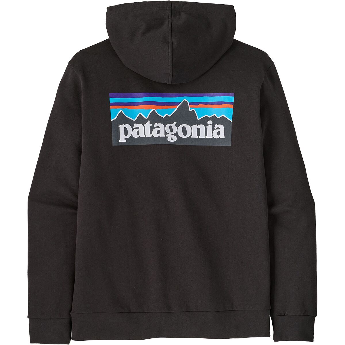 Image of Patagonia P-6 Logo Daily Full-Zip Hoodie - Men's Black, XXL