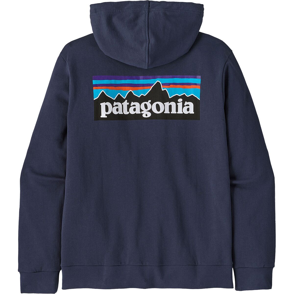 Image of Patagonia P-6 Logo Daily Full-Zip Hoodie - Men's New Navy, XXL