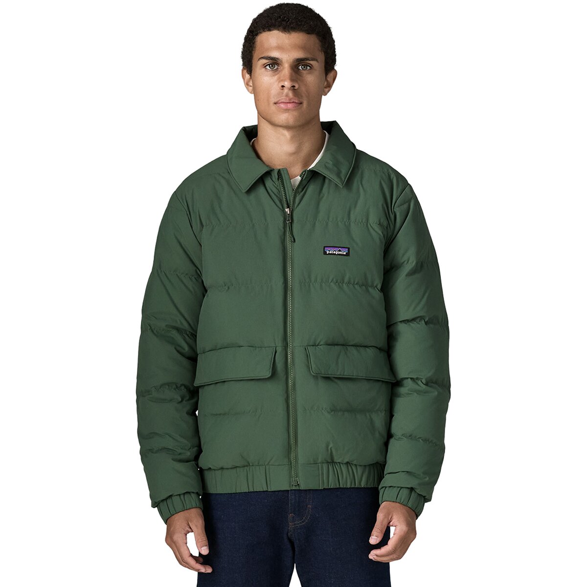 Image of Patagonia Sisar Down Jacket - Men's Canopy Green, XL