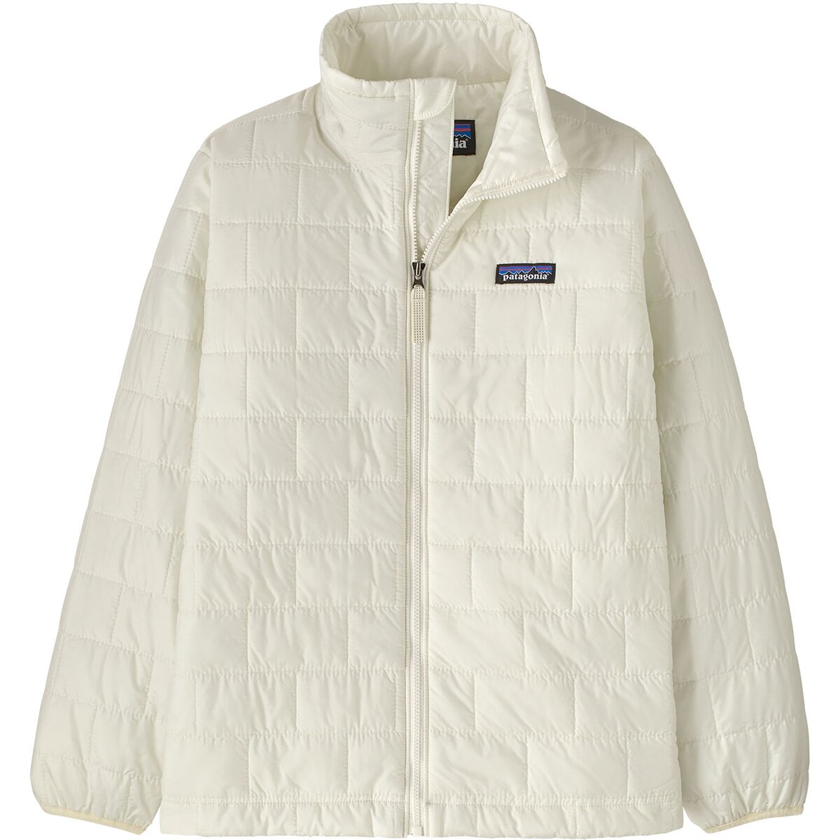 Image of Patagonia Nano Puff Brick Quilt Jacket - Kids' Birch White, S