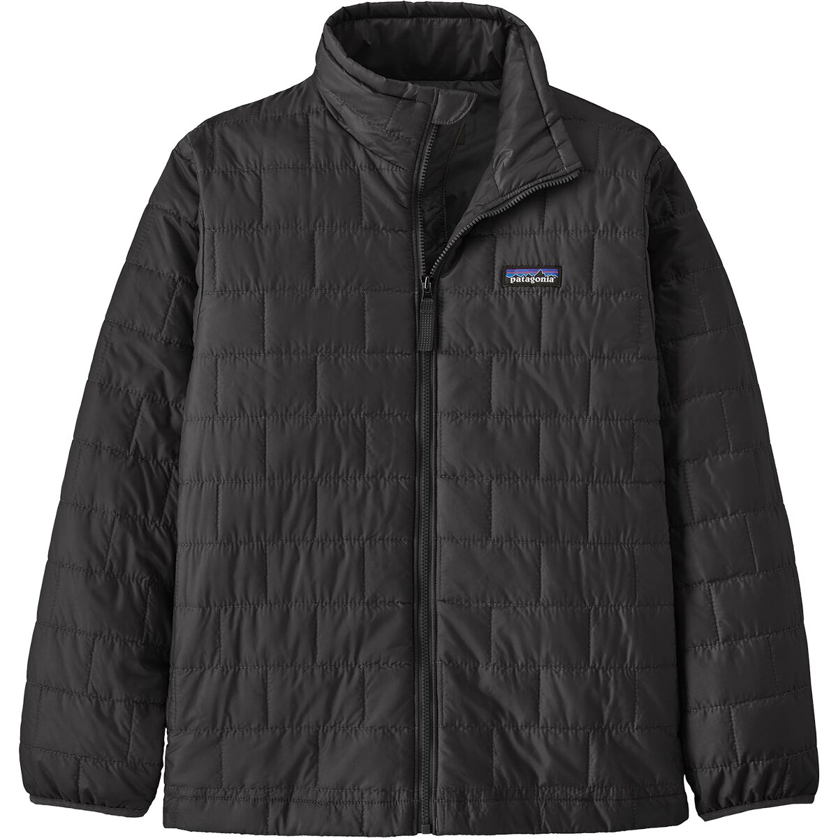 Image of Patagonia Nano Puff Brick Quilt Jacket - Kids' Black, L