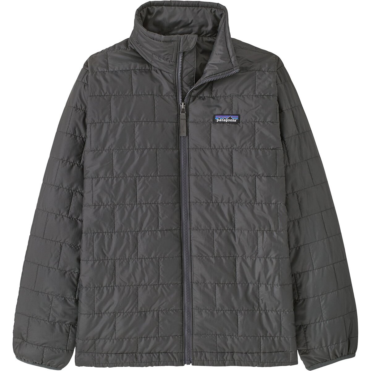 Image of Patagonia Nano Puff Brick Quilt Jacket - Kids' Forge Grey, M