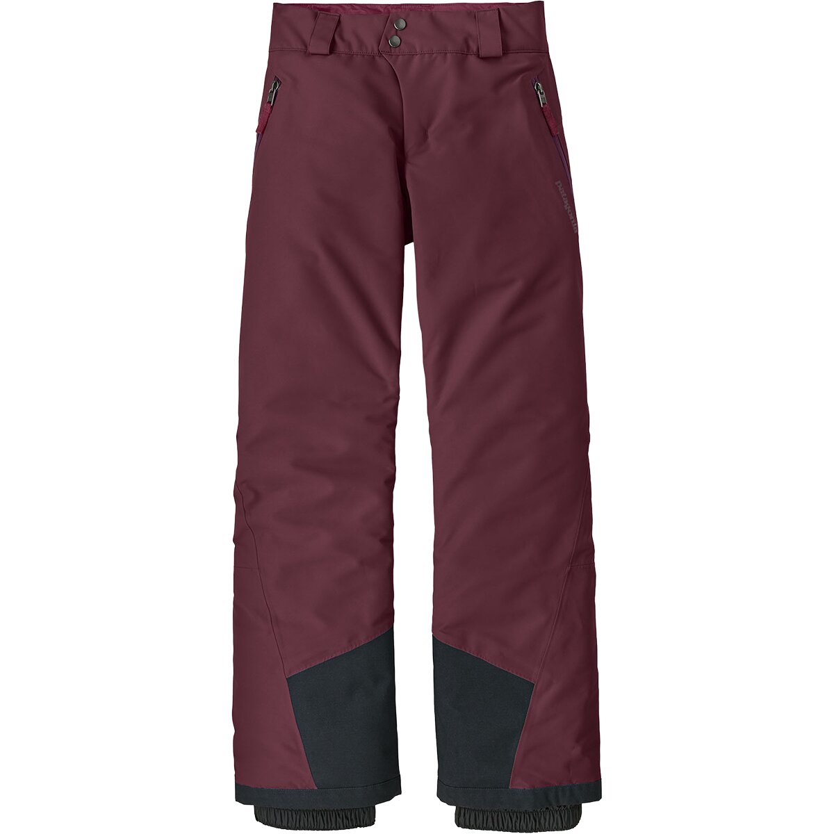 Image of Patagonia Powder Town Pant - Kids' Berry Fig, S