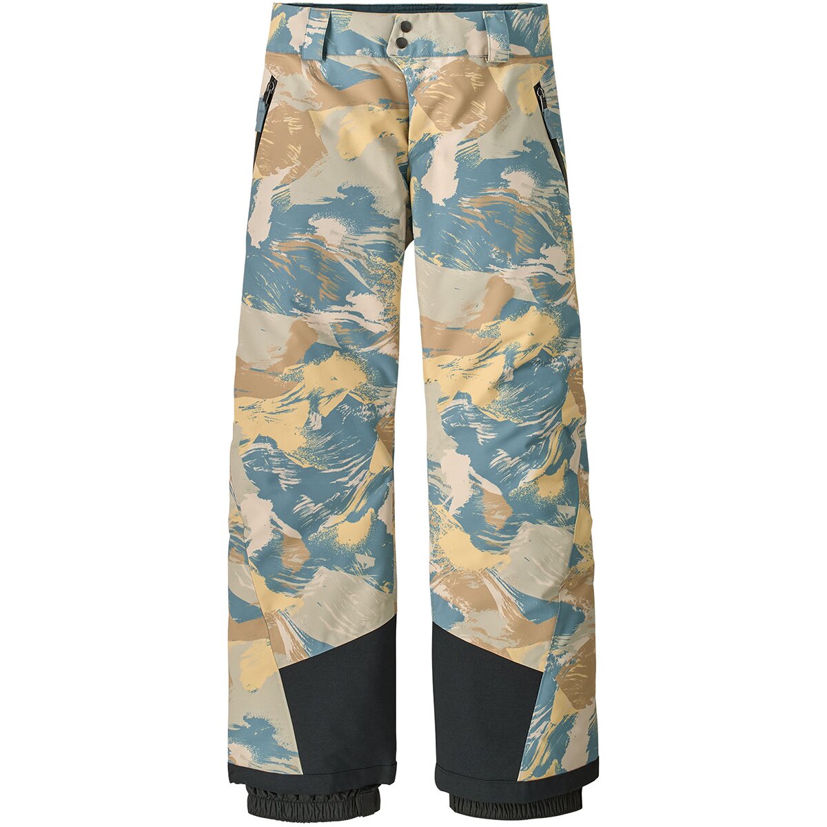 Image of Patagonia Powder Town Pant - Kids' Polar Breeze Multi/Blue Sage, XL