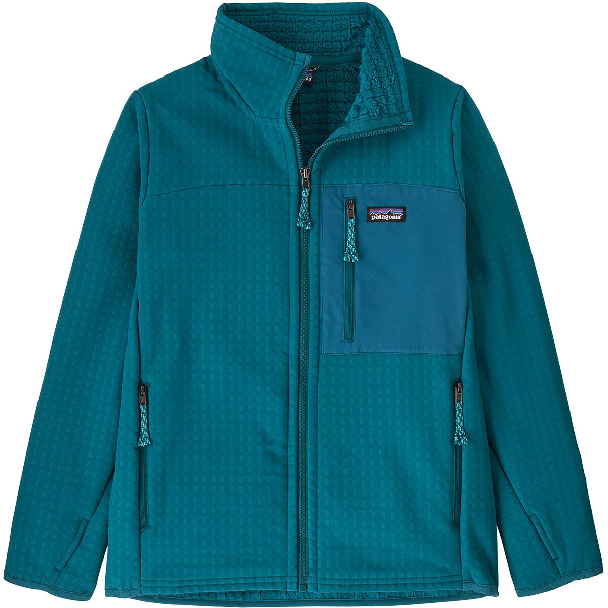 Image of Patagonia R2 TechFace Jacket - Kids' Glacial Blue, S